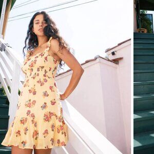 NWOT Urban Outfitters Ruffle Mini Dress (sz S)